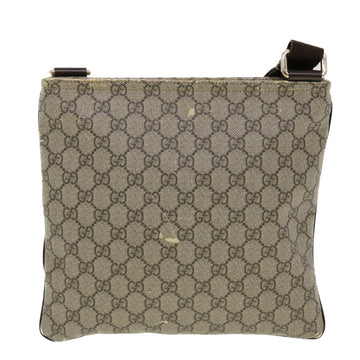 GUCCI GG Canvas Shoulder Bag PVC Leather Beige 295257 44808