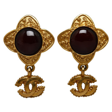 Chanel Gripowa Cocomark Earring Gold Pearl  Ladies Chanel