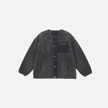 Fluffy Fleece Loose Jacket