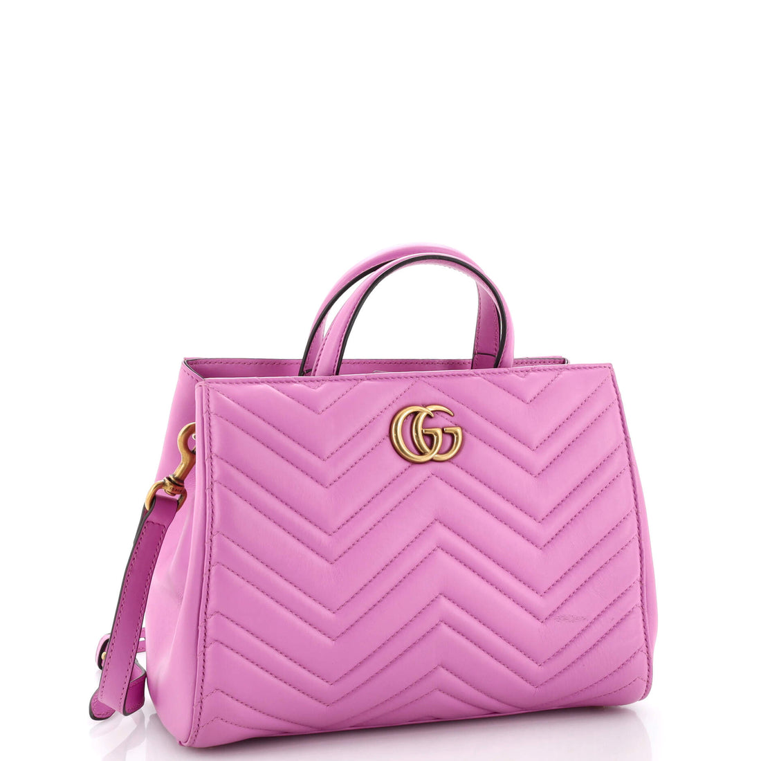 GG Marmont Tote Matelasse Leather Small
