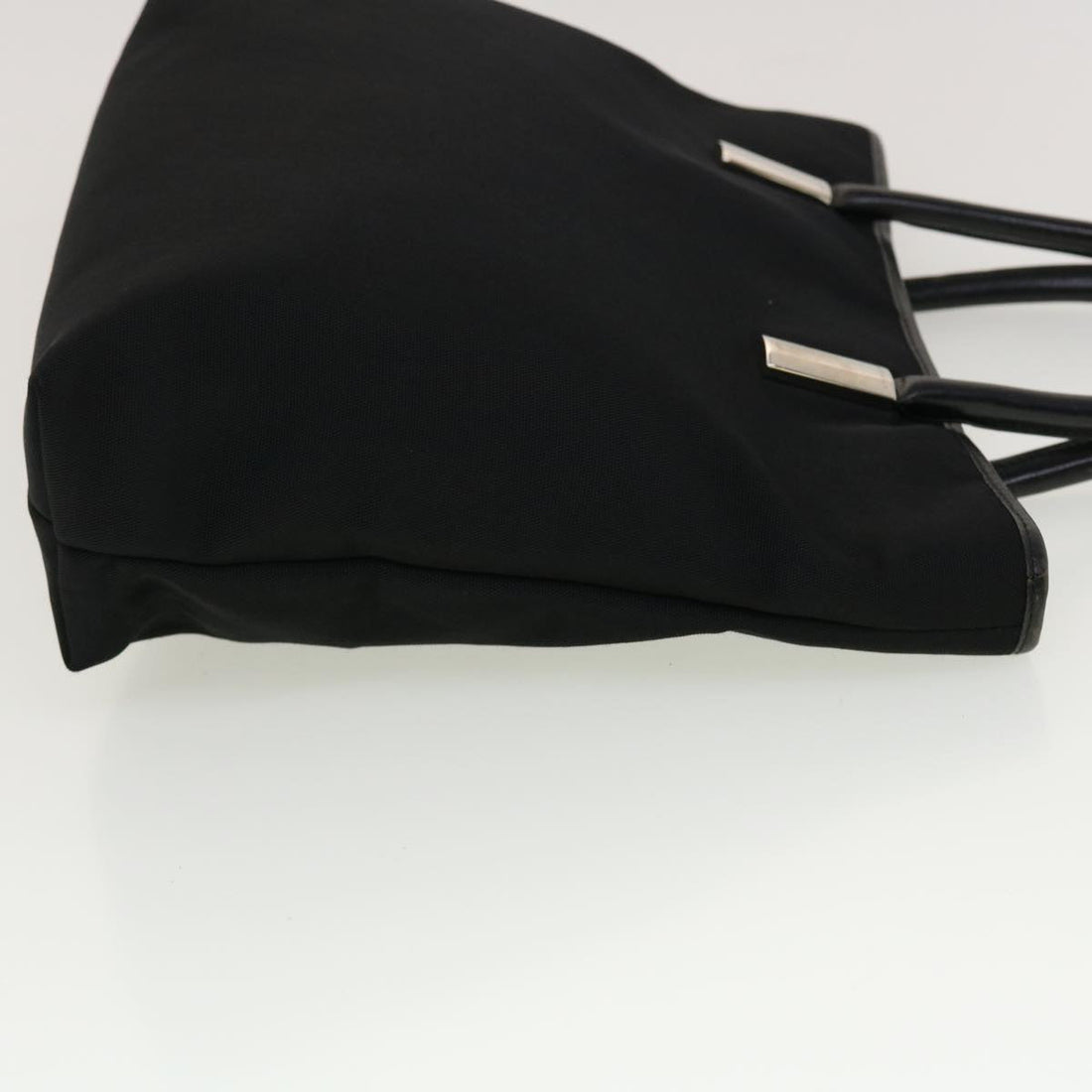 GUCCI Shoulder Bag Nylon Leather Black 45027