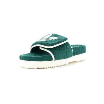 x Adidas Women's Platform Slide Sandals Terry Cloth