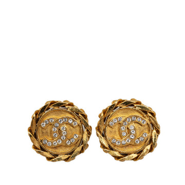 Chanel Coco Rhinestone Earring G   Chanel