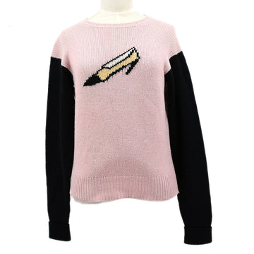 Chanel 1995 Fall shoe-motif cashmere jumper