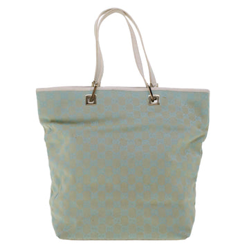 GUCCI GG Canvas Tote Bag Light Blue 46308