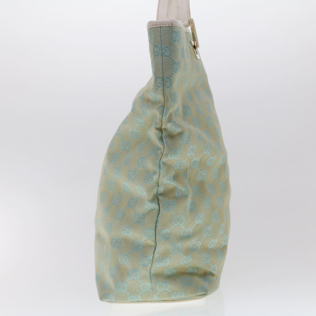 GUCCI GG Canvas Tote Bag Light Blue 46308