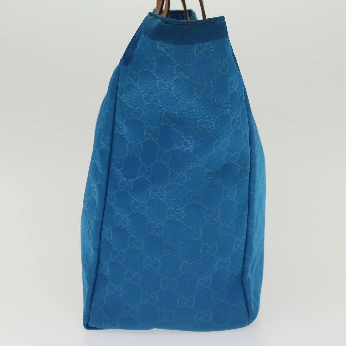GUCCI GG Canvas Tote Bag Blue 46671