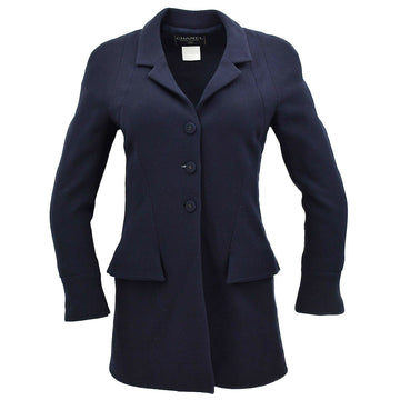 Chanel Jacket Navy 97A #38
