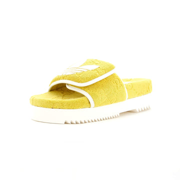 x Adidas Women's Platform Slide Sandals Terry Cloth