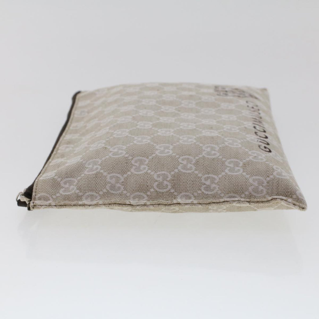 GUCCI GG Canvas Clutch Bag Gray 283400 47215