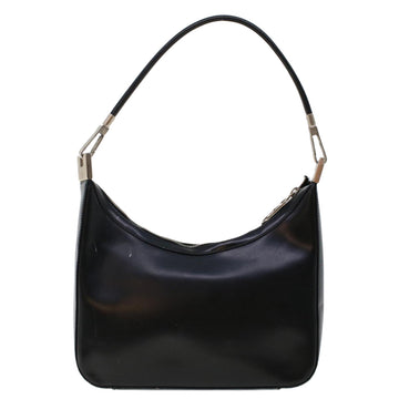 GUCCI Shoulder Bag Leather Black 0013812 47406