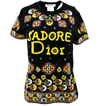 Christian Dior Spring 2004 by John Galliano J'adore Dior embroidered top #38