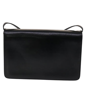 GUCCI Shoulder Bag Leather Black 47522