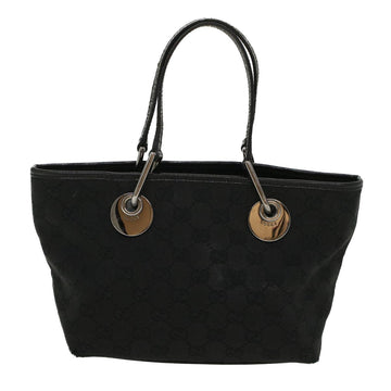 GUCCI GG Canvas Hand Bag Black 120844 47572