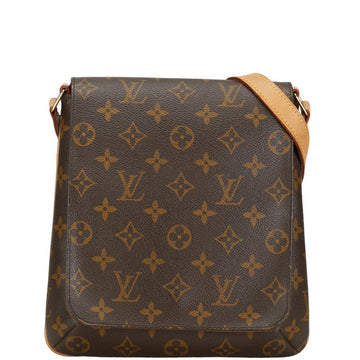 Louis Vuitton Monogram Musée Salsa Short  Shoulder Bag M51258 Brown PVC Leather  Louis Vuitton