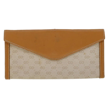 GUCCI Micro GG Canvas Long Wallet Beige 035.03.0285 47667