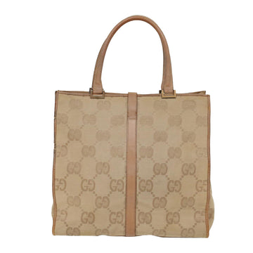 GUCCI GG Canvas Jackie Tote Bag Beige 47994