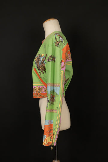 Veste imprimée Versace