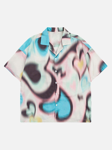 Sneakerland Abstract Pattern Print Shirt