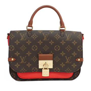 Louis Vuitton PM Monogram M44548 Handbag Shoulder 2WAY G Gold