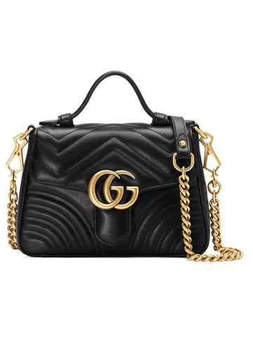 GG Marmont Mini Top Handle Bag