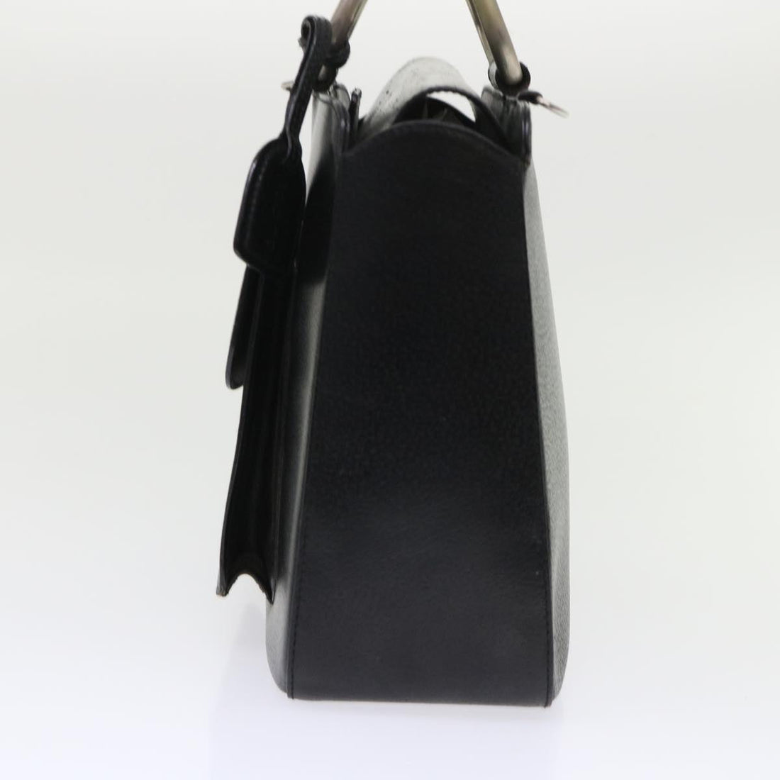 GUCCI Shoulder Bag Leather Black 48452