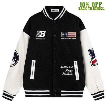 Makersluxe® Letterman Varsity Jacket Embroidered Patch