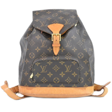 Louis Vuitton Montsouris Mm  Canvas Backpack Bag ()
