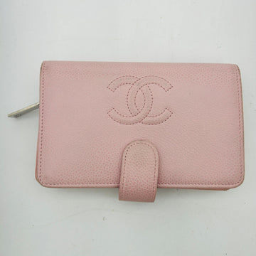 CHANEL Kokomaku Pink Caviar Skin Purse WD895544