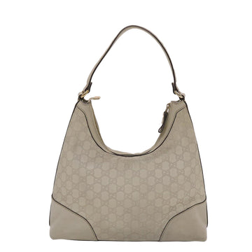 GUCCI Gucci Shima Shoulder Bag Leather White 002404 49070