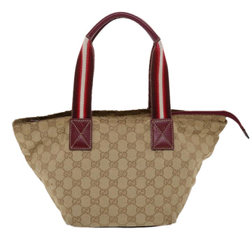 GUCCI GG Canvas Makersluxe Bags Canvas Beige Red White 131228 49286