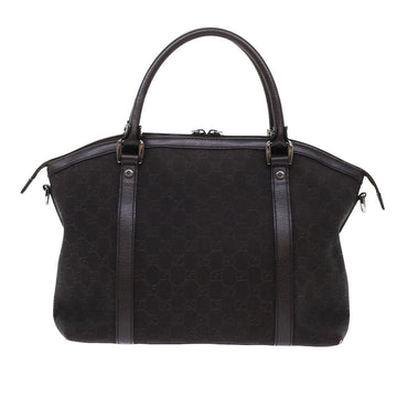 GUCCI GG Canvas Hand Bag 2way Brown 49293