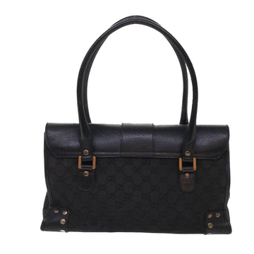 GUCCI GG Canvas Hand Bag Black 49297