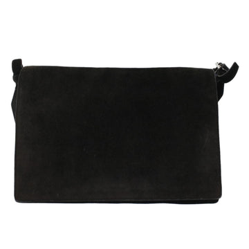 GUCCI Shoulder Bag Suede Black 49411