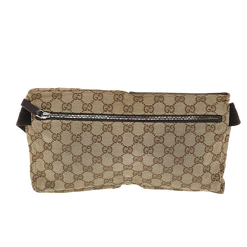 GUCCI GG Canvas Waist bag Beige 28566 49488