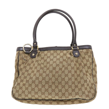 GUCCI GG Canvas Hand Bag Beige 296835 49597