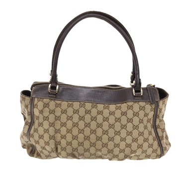 GUCCI GG Canvas Hand Bag Beige 189831002122 49599