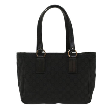 GUCCI GG Canvas Hand Bag Black 1130193444 49603