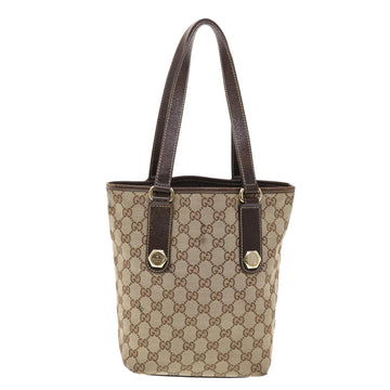 GUCCI GG Canvas Tote Bag Beige 153361 49790