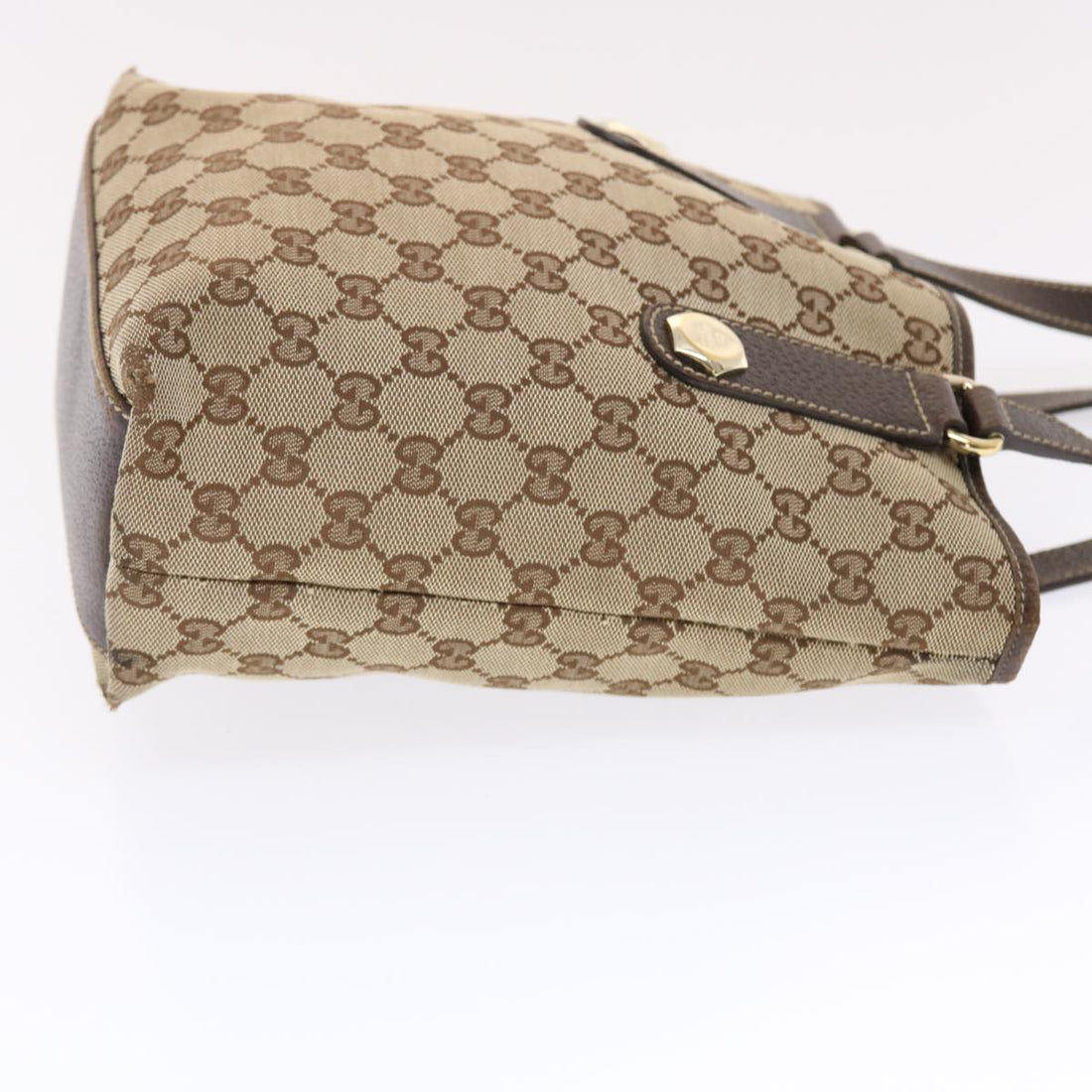 GUCCI GG Canvas Tote Bag Beige 153361 49790
