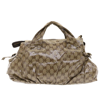 GUCCI GG Crystal Hand Bag Beige 197020 49827