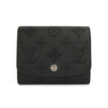 Louis Vuitton Portefolio Illis Compact M62540 Machina Monogram Noir Black Silver  Two Fold Wallet Leather