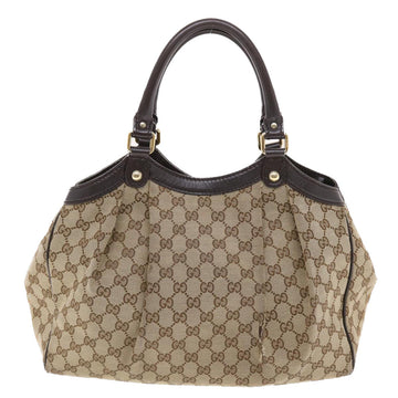 GUCCI GG Canvas Hand Bag Beige 211944 49931