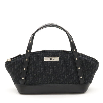 Christian Dior Christian Dior Street Torter Handbags Mini-Bags Leather Leather Black Silver Gold