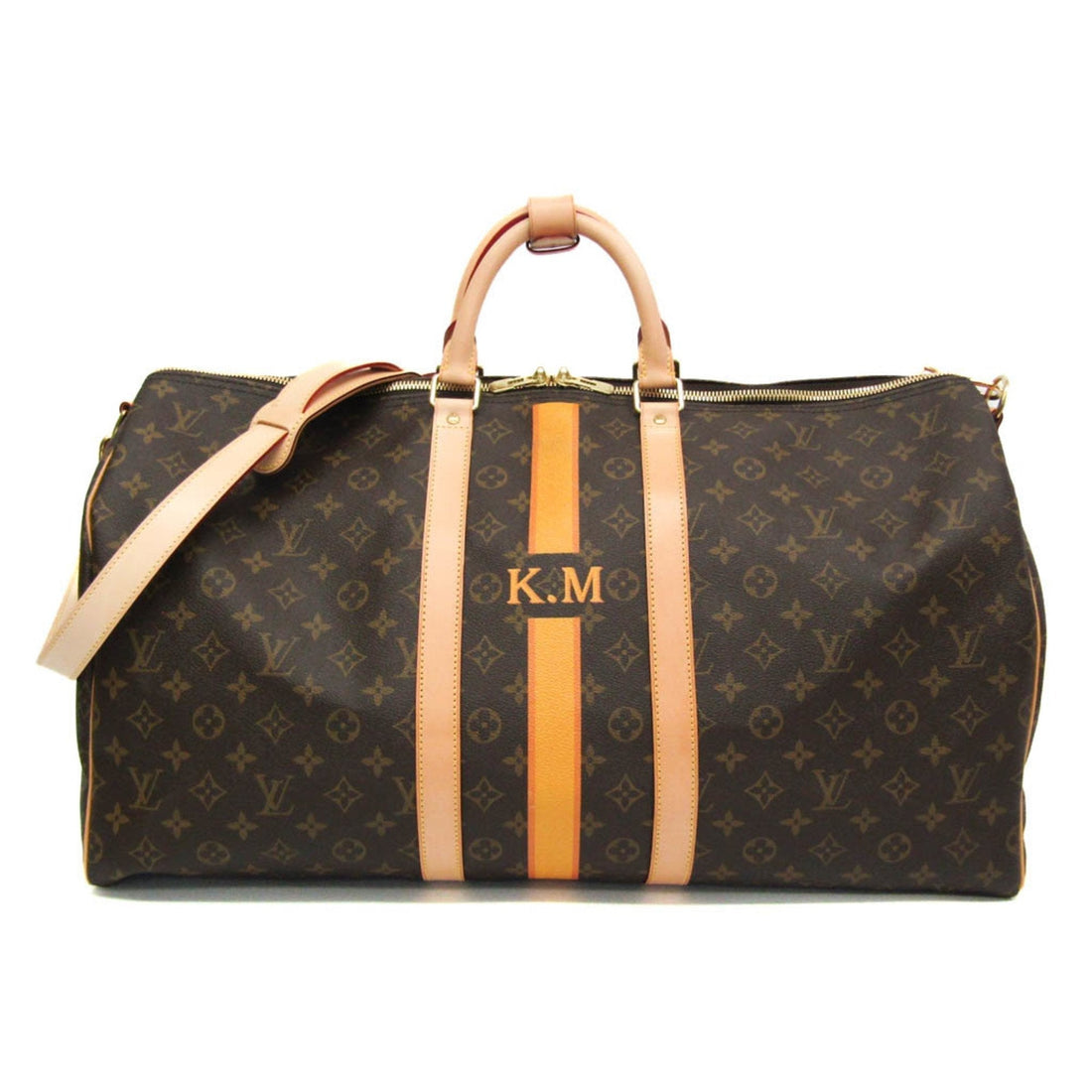 Louis Vuitton Keepall 55  Canvas Shoulder Bag ()
