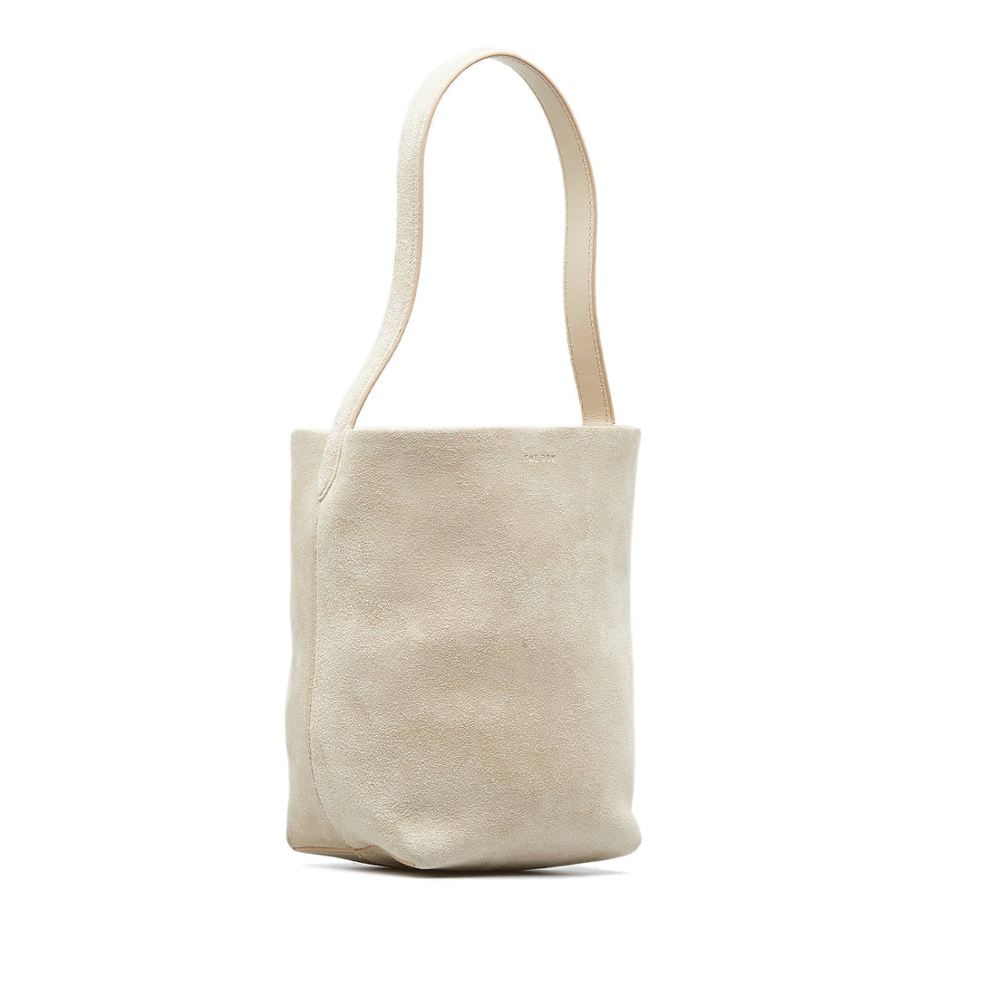 Beige The Row Small N/S Park Suede Tote