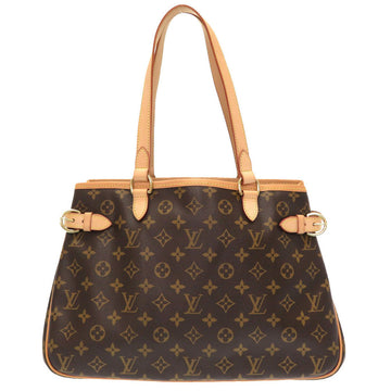 LOUIS VUITTON Tote Bag M51154 Monogram canvas Brown Monogram Batignolles Horizontal Women Used