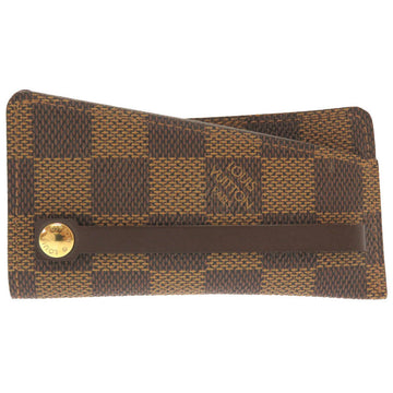 LOUIS VUITTON Key case Key holder  N62661 Damier canvas Brown Damier Ebene ClochettePM Women(Unisex) Used