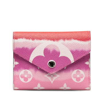 Pink Louis Vuitton Monogram Giant Escale Victorine Small Wallets