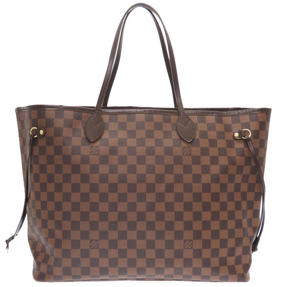 LOUIS VUITTON Tote Bag N51106 Damier canvas Brown Damier Ebene Neverfull GM Women Used